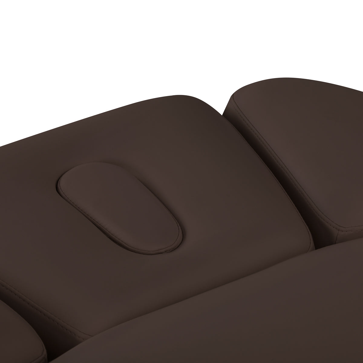 Sillon Relax · castanho-escuro · apoio de cabeça e abertura facial