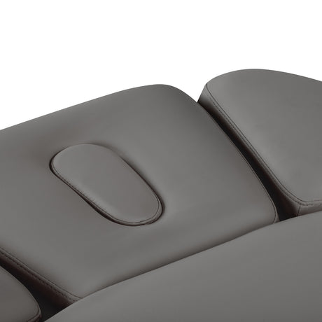 Sillon Relax · cinzento · apoio de cabeça e abertura facial