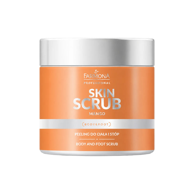 Esfoliante de açúcar Farmona Fresh Mango para cuidado profissional corpo e pés 500g