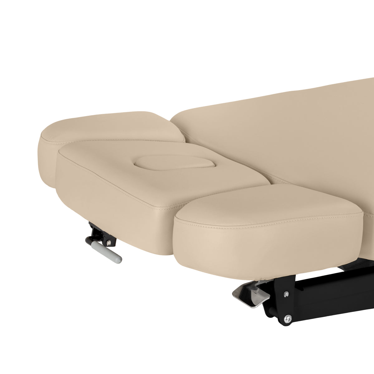 Marquesa SPA Elétrica Sillon Relax – Bege, Base Preto · Laterais do apoio de cabeça