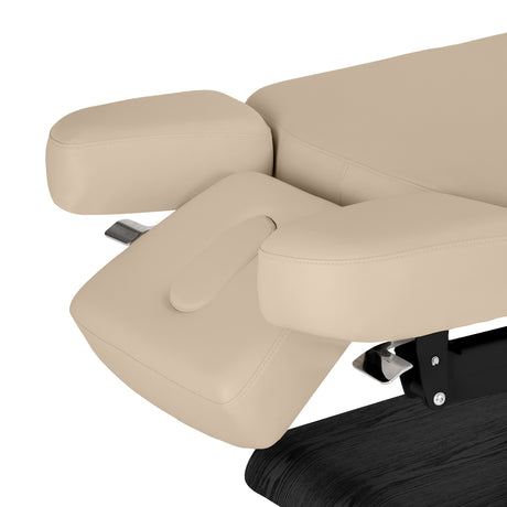 Marquesa SPA Elétrica Sillon Relax – Bege, Base Preto · Laterais do apoio de cabeça