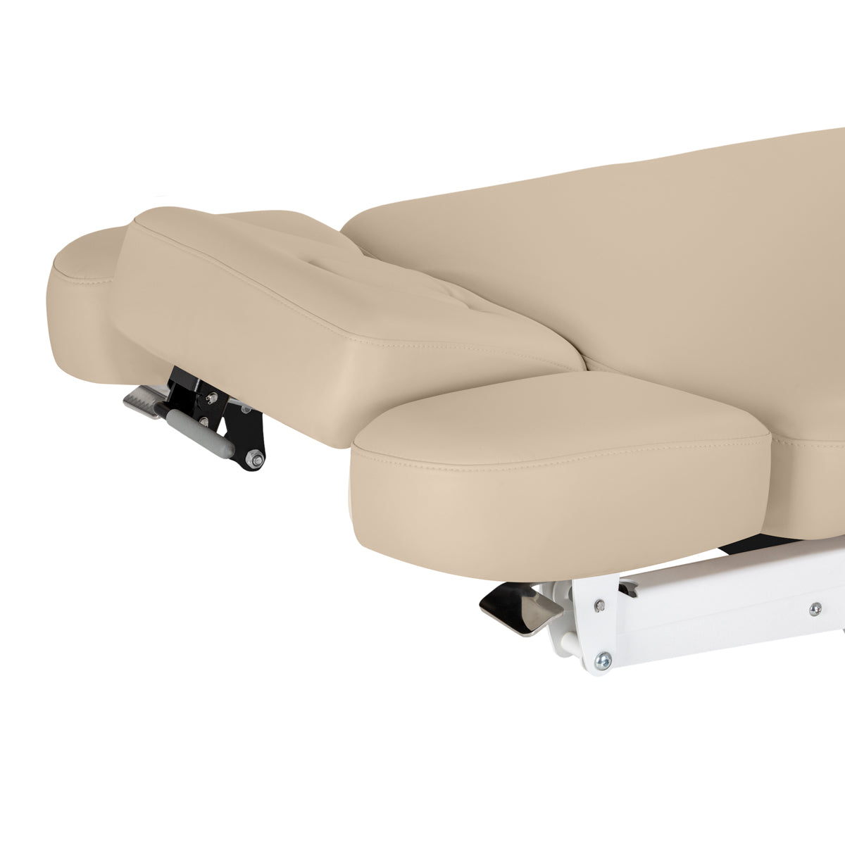Marquesa SPA Elétrica Sillon Relax – Bege, Base Preto · Laterais do apoio de cabeça
