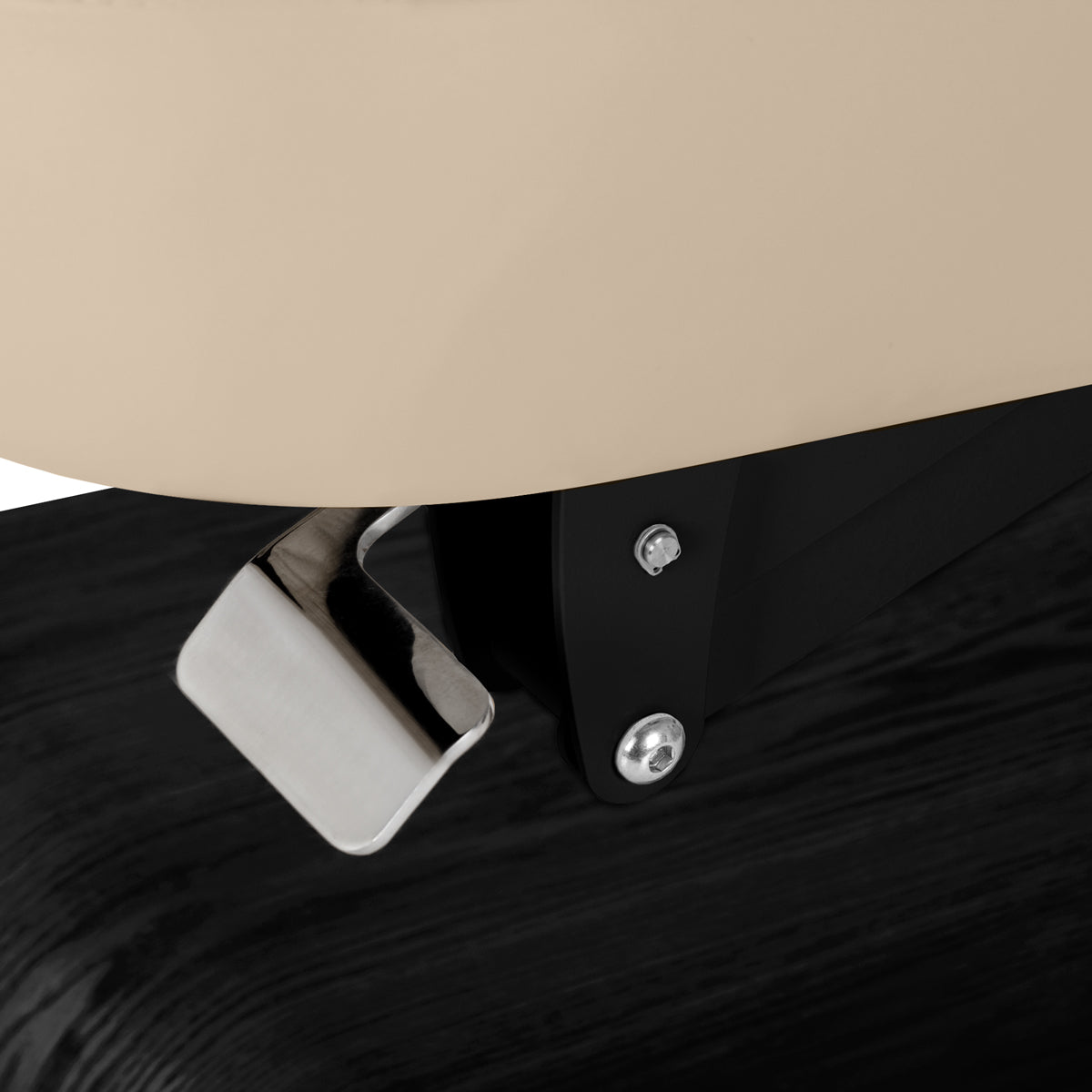 Marquesa SPA Elétrica Sillon Relax – Bege, Base Preto · Pormenor de fixação