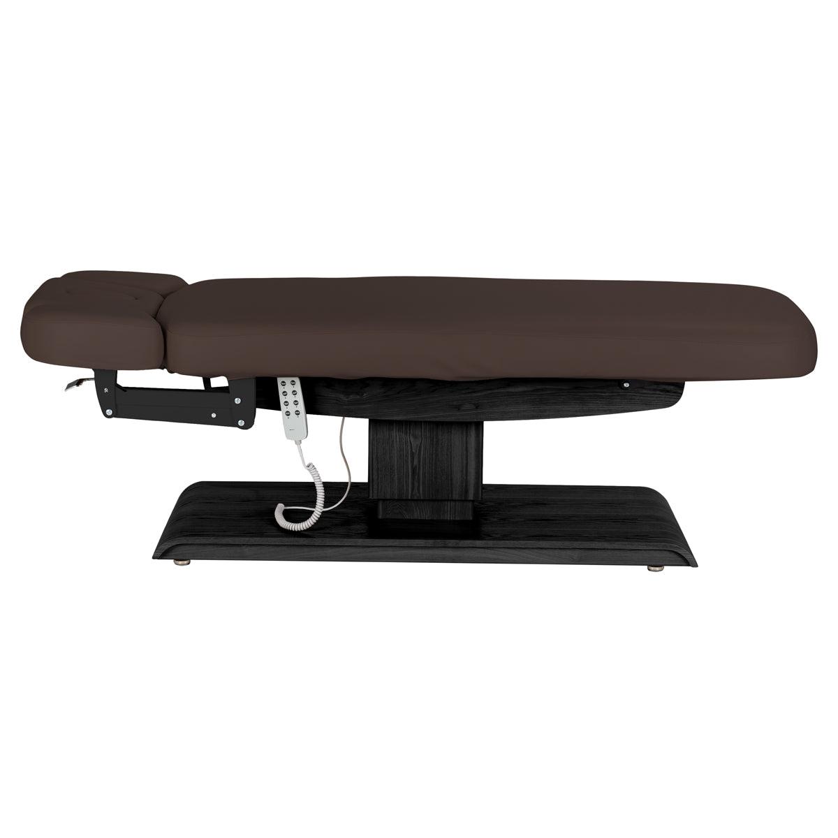 Marquesa SPA Elétrica Sillon Relax – Castanho-Escuro, Base Preto · Vista lateral