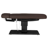 Marquesa SPA Elétrica Sillon Relax – Castanho-Escuro, Base Preto · Vista lateral