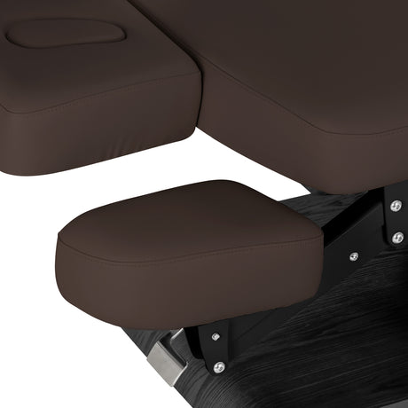 Marquesa SPA Elétrica Sillon Relax – Castanho-Escuro, Base Preto · Apoio de braços
