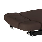 Marquesa SPA Elétrica Sillon Relax – Castanho-Escuro, Base Preto · Laterais do apoio de cabeça