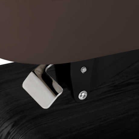 Marquesa SPA Elétrica Sillon Relax – Castanho-Escuro, Base Preto · Pormenor de fixação
