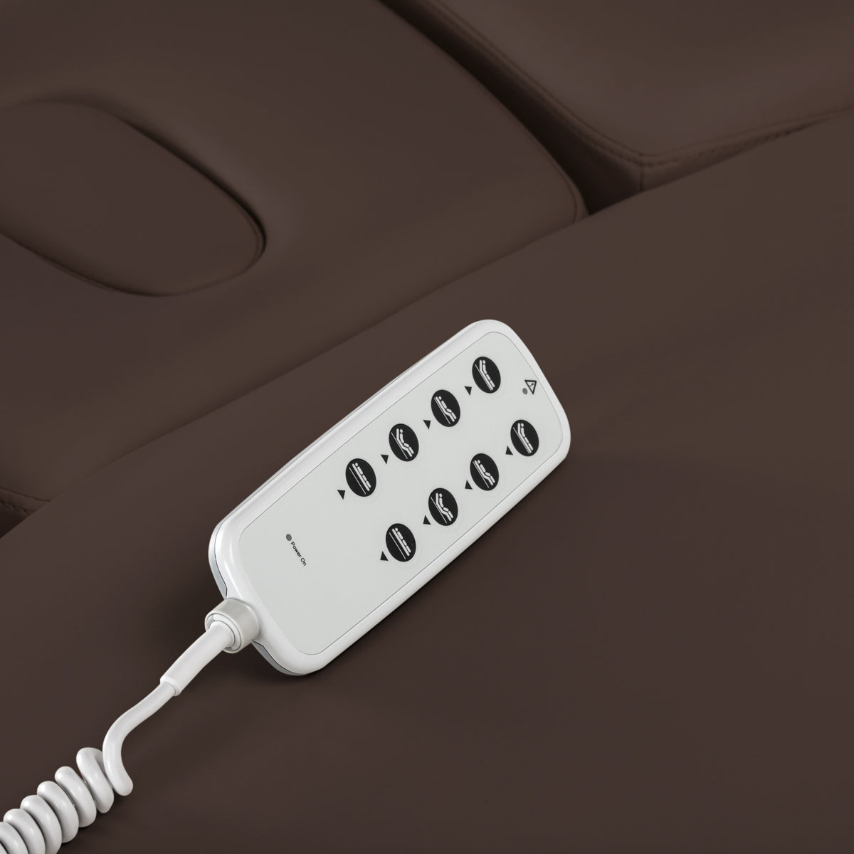 Marquesa SPA Elétrica Sillon Relax – Castanho-Escuro, Base Preto · Comando