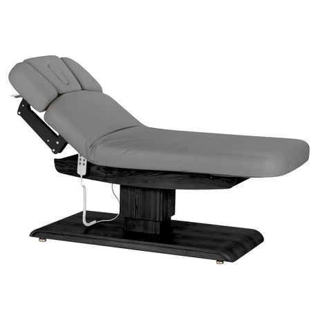 Marquesa SPA Elétrica Sillon Relax – Cinzento, Base Preto · Posição reclinada