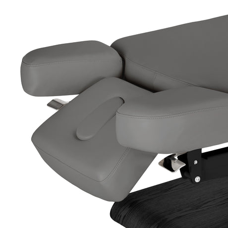 Marquesa SPA Elétrica Sillon Relax – Cinzento, Base Preto · Laterais do apoio de cabeça