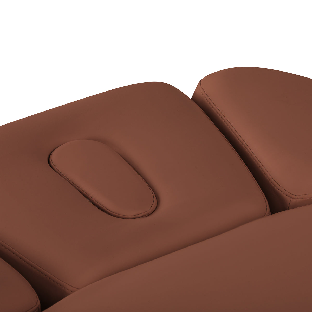 Sillon Relax · castanho / preto · apoio de cabeça e abertura facial