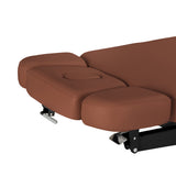 Sillon Relax · castanho / preto · apoio de cabeça e abertura facial