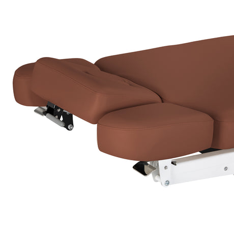 Sillon Relax · castanho / preto · apoio de cabeça e abertura facial