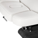 Sillon Relax · branco / preto · apoio de cabeça e abertura facial