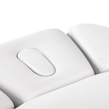 Sillon Relax · branco / preto · apoio de cabeça e abertura facial