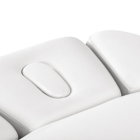 Sillon Relax · branco / preto · apoio de cabeça e abertura facial