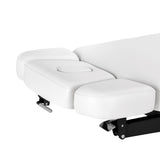 Sillon Relax · branco / preto · apoio de cabeça e abertura facial
