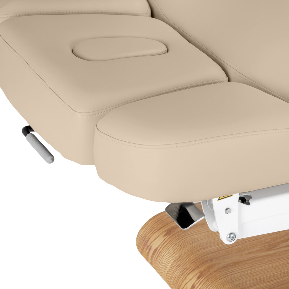 Sillon Relax · bege / castanho-claro · apoio de cabeça e abertura facial