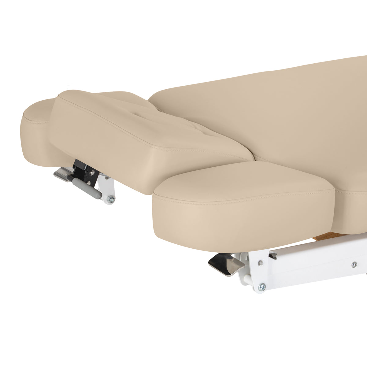 Sillon Relax · bege / castanho-claro · apoio de cabeça e abertura facial