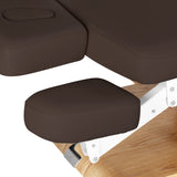 Sillon Relax · castanho-escuro / castanho-claro · apoio de braços e de cabeça