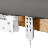 Sillon Relax · cinzento / castanho-claro · comando