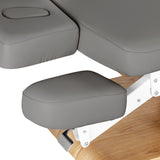 Sillon Relax · cinzento / castanho-claro · apoio de braços e de cabeça