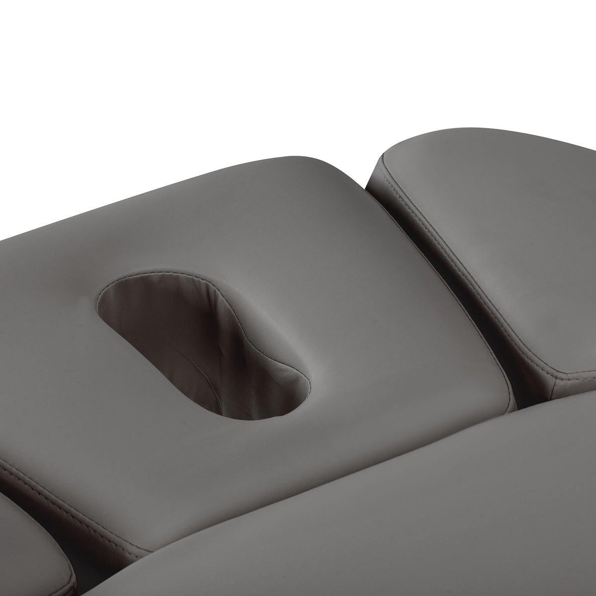 Sillon Relax · cinzento / castanho-claro · abertura para o rosto
