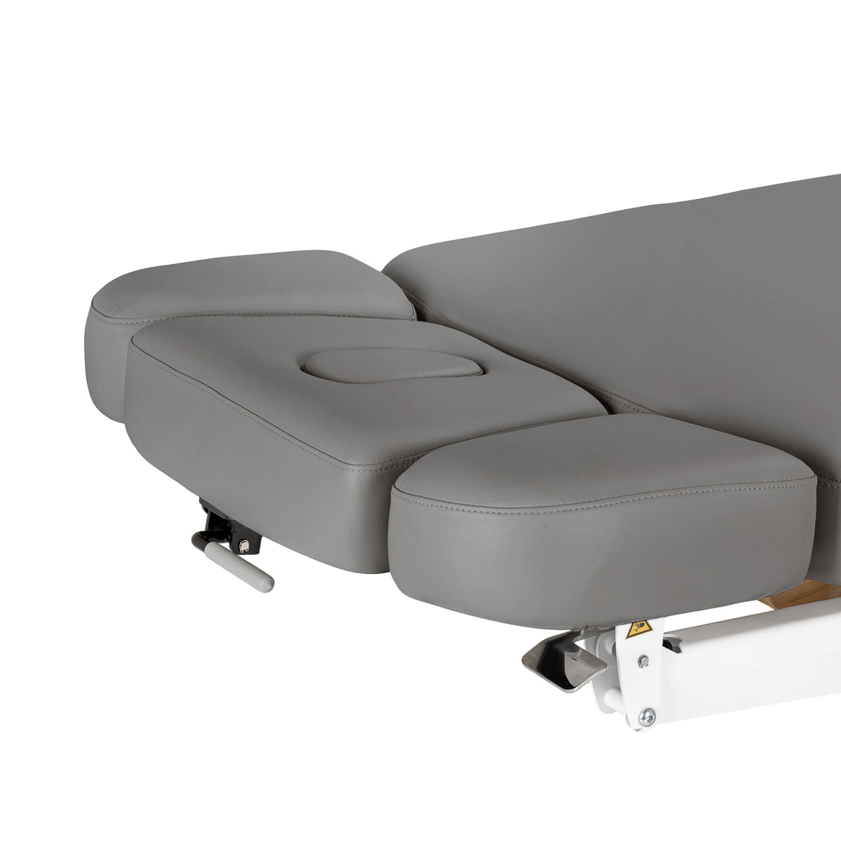 Sillon Relax · cinzento / castanho-claro · apoio de cabeça e abertura facial