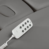Sillon Relax · cinzento / castanho-claro · comando