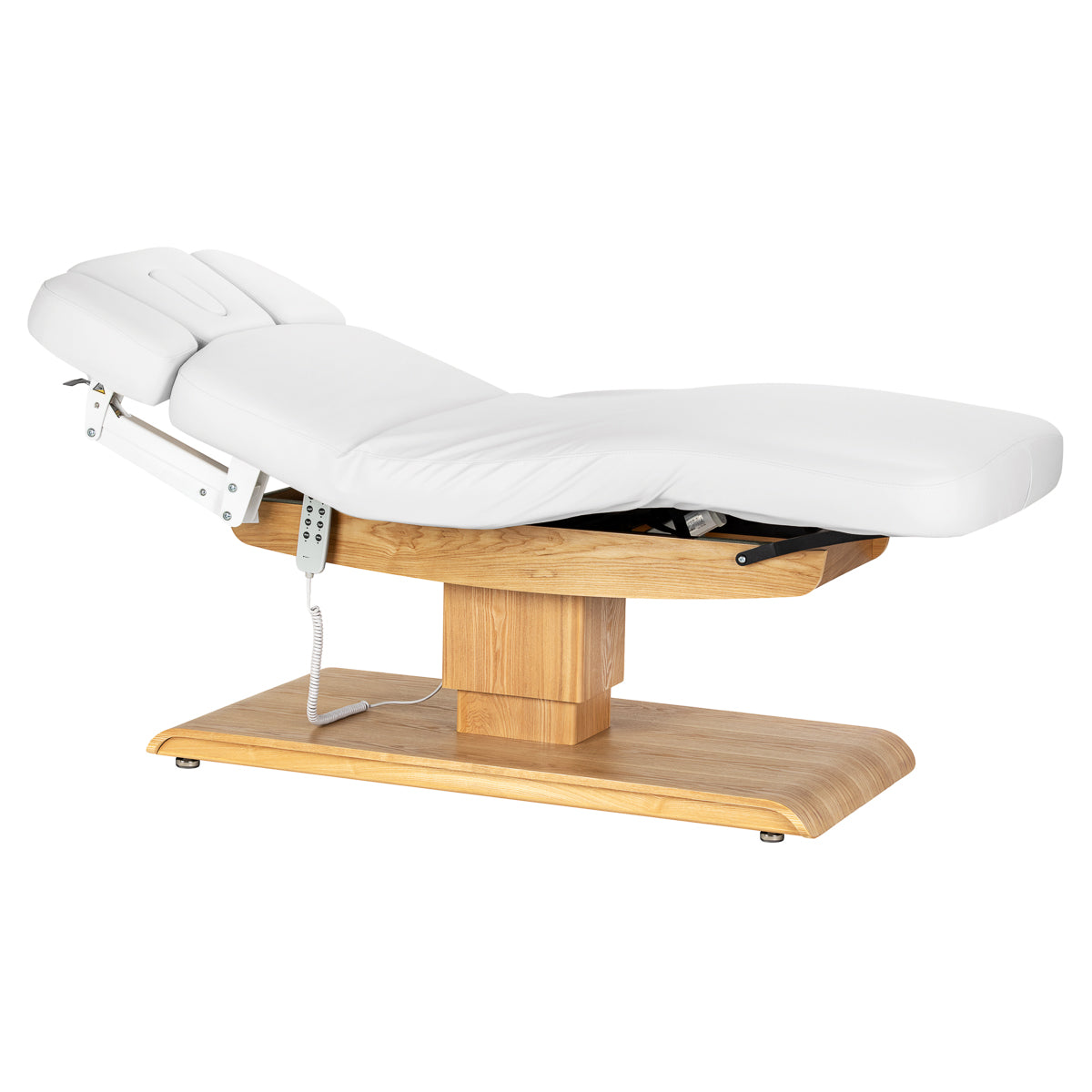 Sillon Relax · branco / castanho-claro · posição semideitada