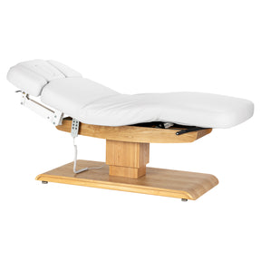 Sillon Relax · branco / castanho-claro · posição semideitada