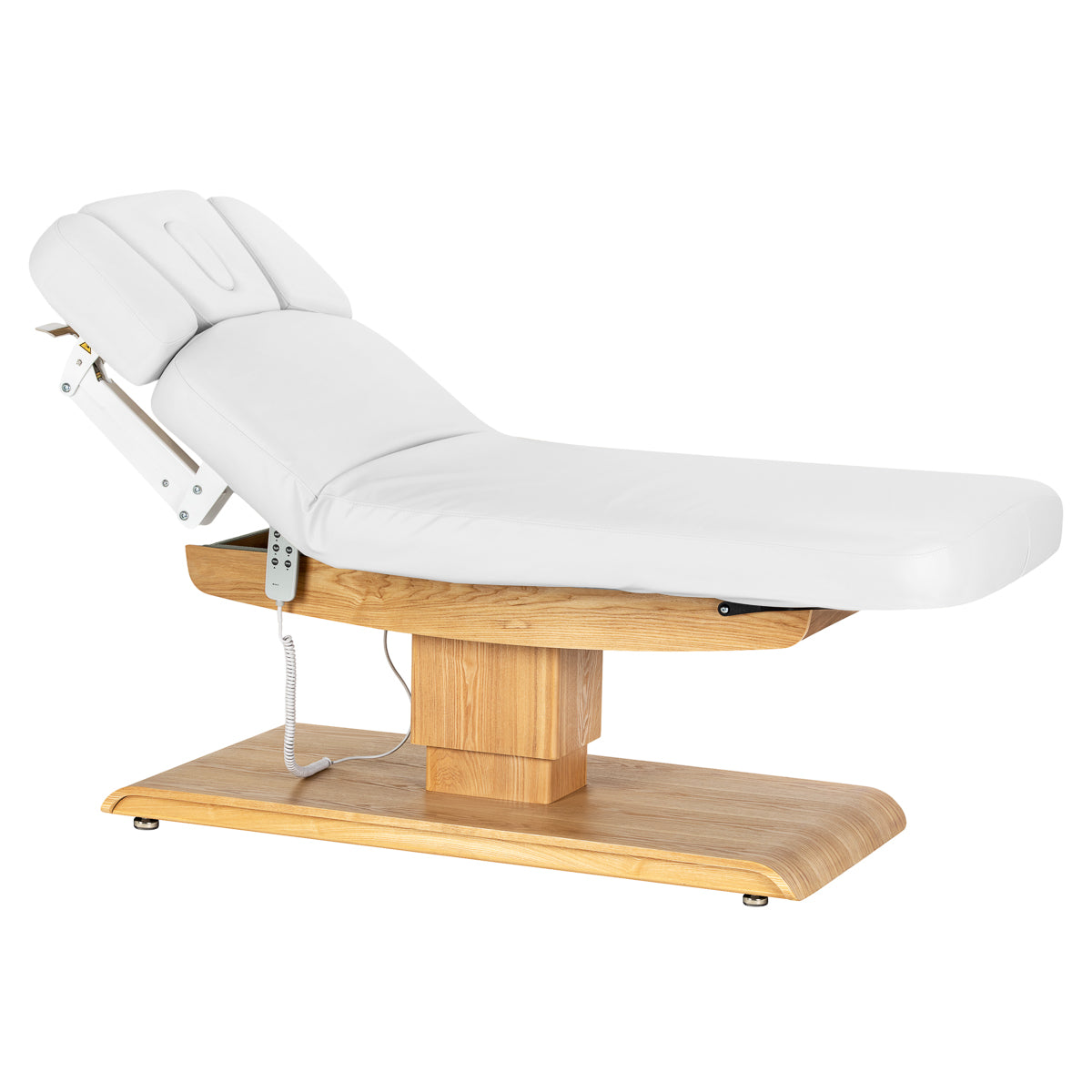 Sillon Relax · branco / castanho-claro · encosto elevado