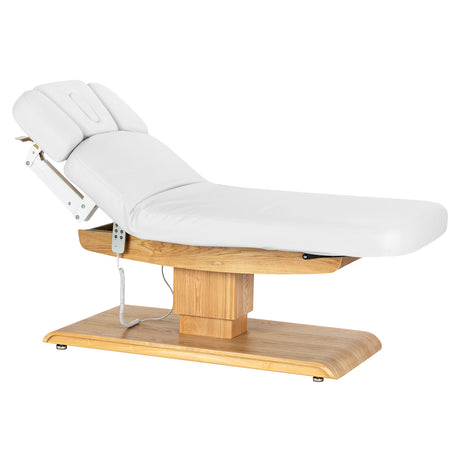 Sillon Relax · branco / castanho-claro · encosto elevado