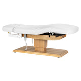 Sillon Relax · branco / castanho-claro · posição horizontal