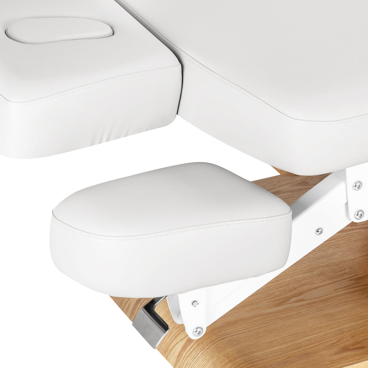 Sillon Relax · branco / castanho-claro · apoio de braços e de cabeça