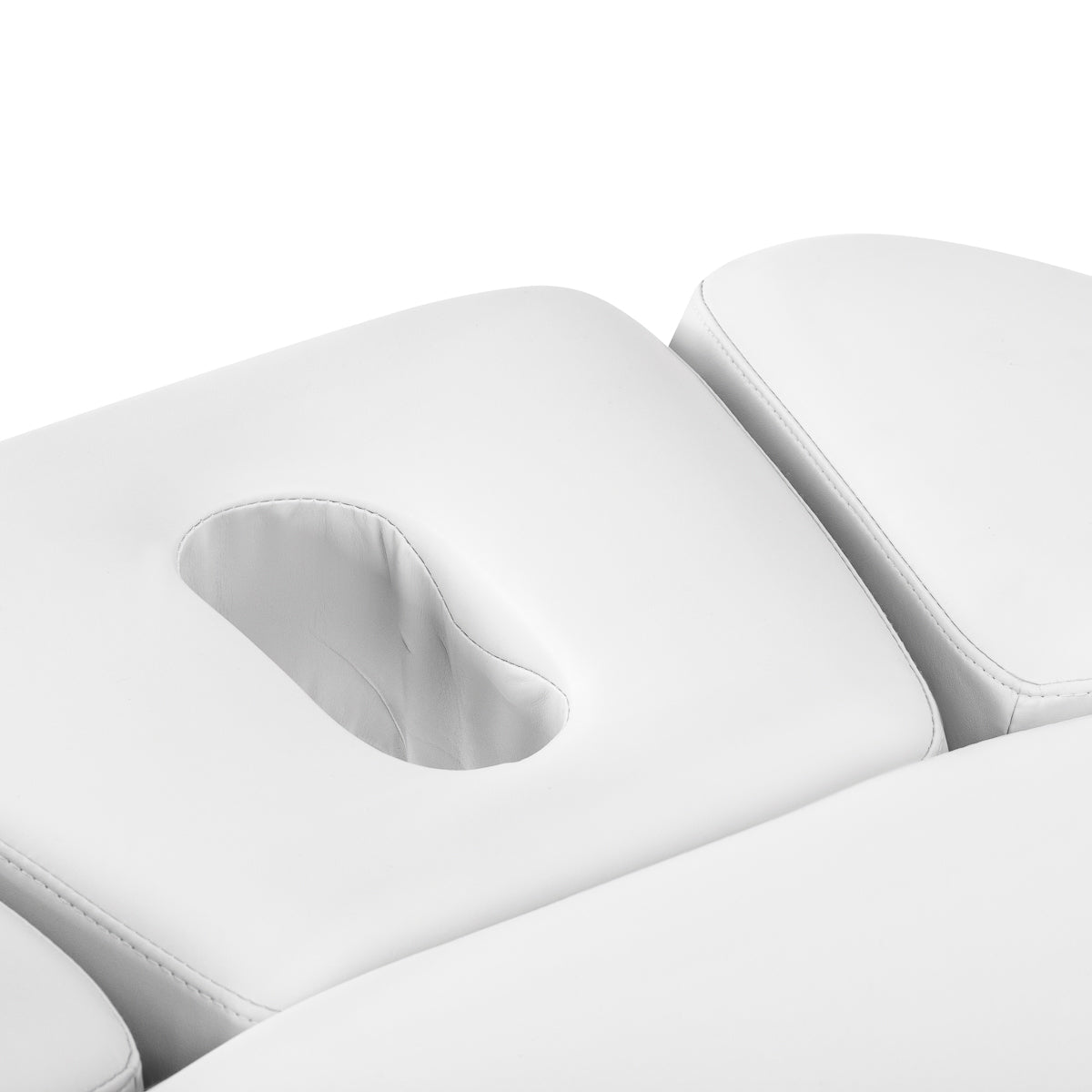 Sillon Relax · branco / castanho-claro · abertura para o rosto