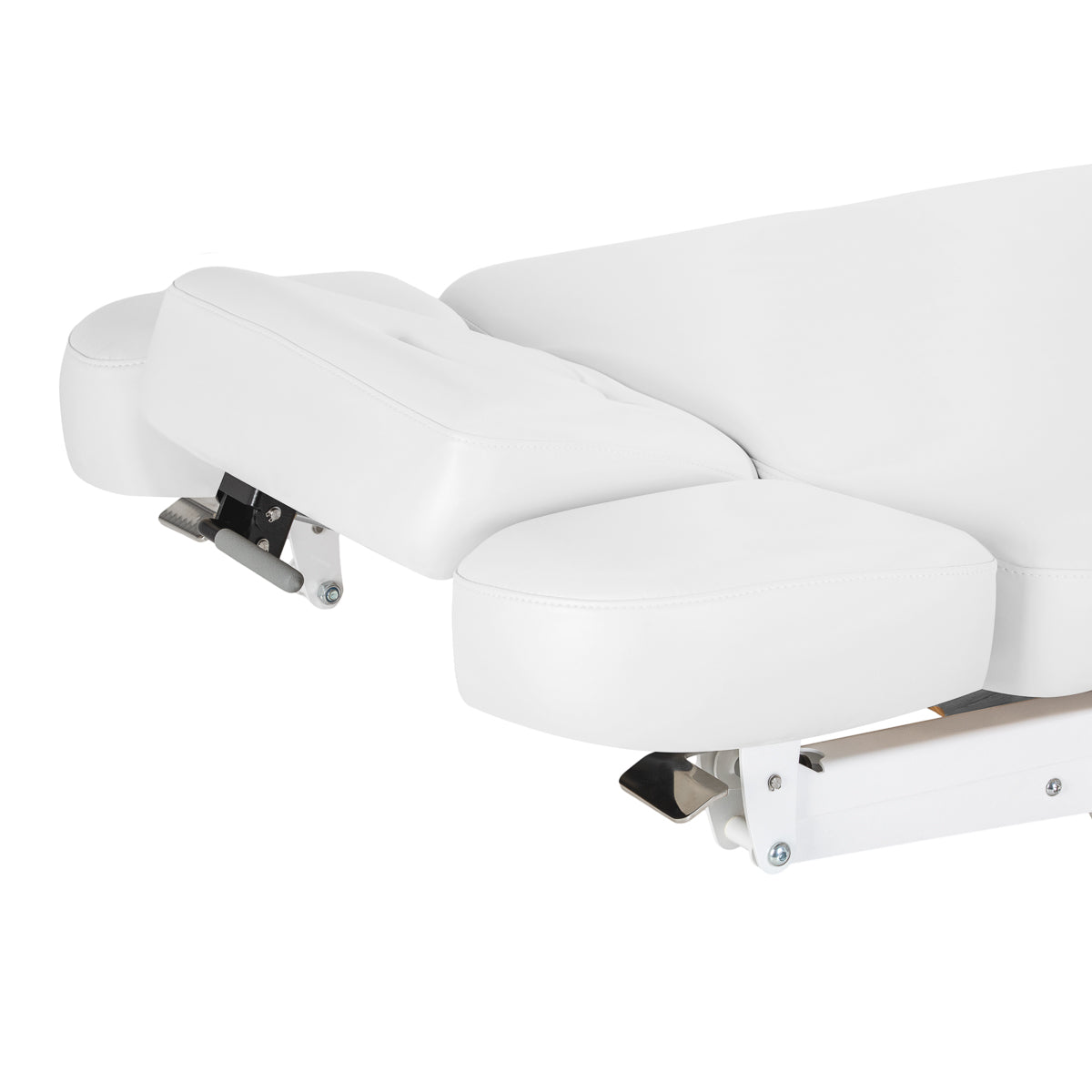 Sillon Relax · branco / castanho-claro · apoio de cabeça e abertura facial