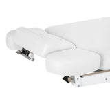 Sillon Relax · branco / castanho-claro · apoio de cabeça e abertura facial