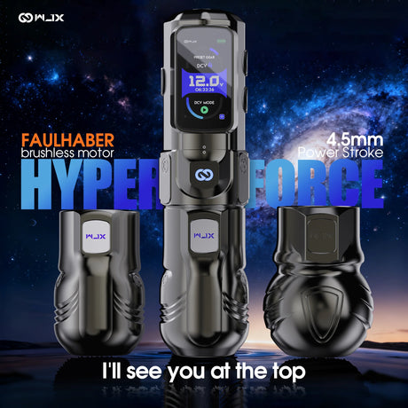 Mast WJX Hyper Force Wireless Tattoo Pen Machine with FAULHABER Brushless Motor - BVShop