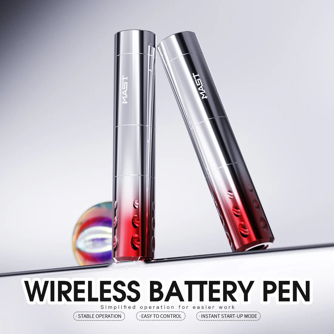 Máquina de Tatuagem Sem Fios Mast para PMU com Traço de 3,0 mm