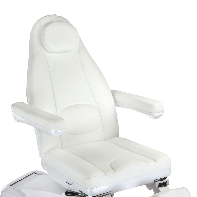 Elektryczny fotel kosmetyczny Mazaro BR-6672C White - BVShop