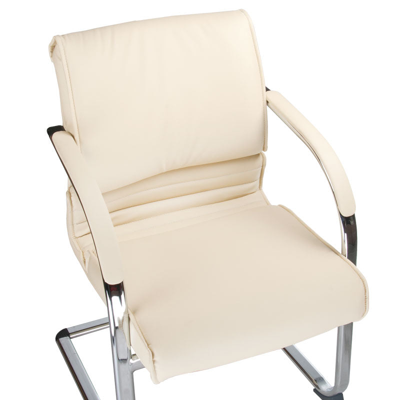 Fotel konferencyjny CorpoComfort BX-3339B Creamy - BVShop
