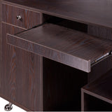Reception desk BD-3317 by Beauty System showing a sleek, modern design with a smooth surface and ample workspace.