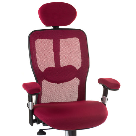 Fotel ergonomiczny CorpoComfort BX-4147 Czerwony - BVShop