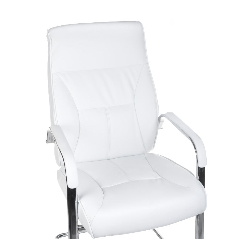 Fotel konferencyjny CorpoComfort BX-5085C White - BVShop