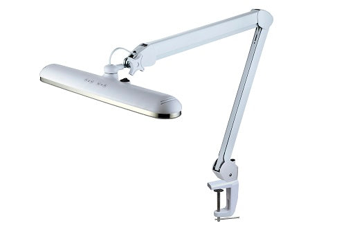 Sonobella BSL-03 LED workshop lamp by Beauty System with 12W clip-on design, providing bright, adjustable lighting for professional use.