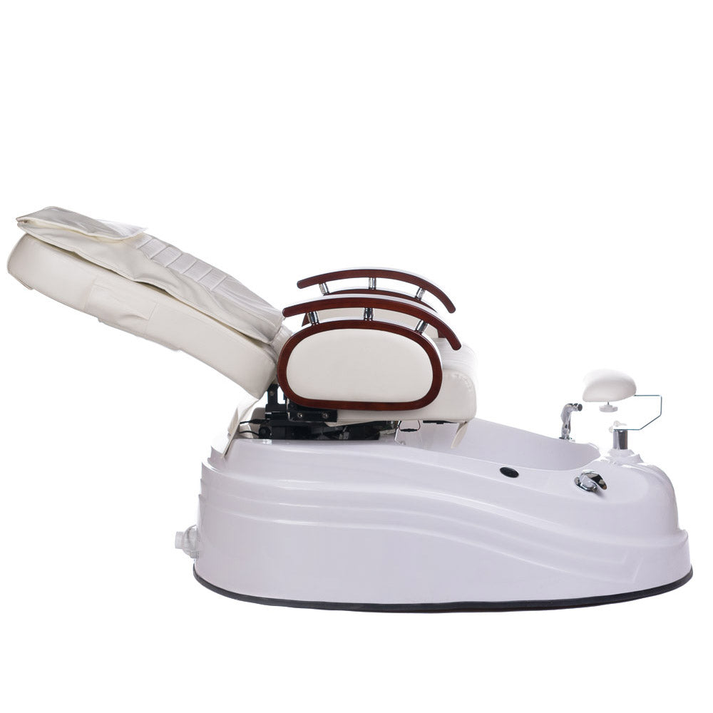 Fotel do pedicure z masażem BR-2307 Kremowy - BVShop