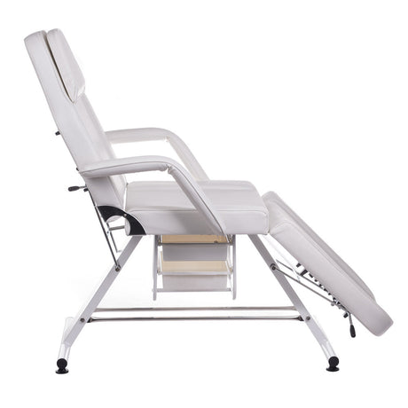 Cosmetic chair with troughs BW-262A white - BVShop