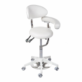 Taboret medyczny z oparciem BD-Y914 White - BVShop